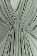 Mint Draped Maxi Dress