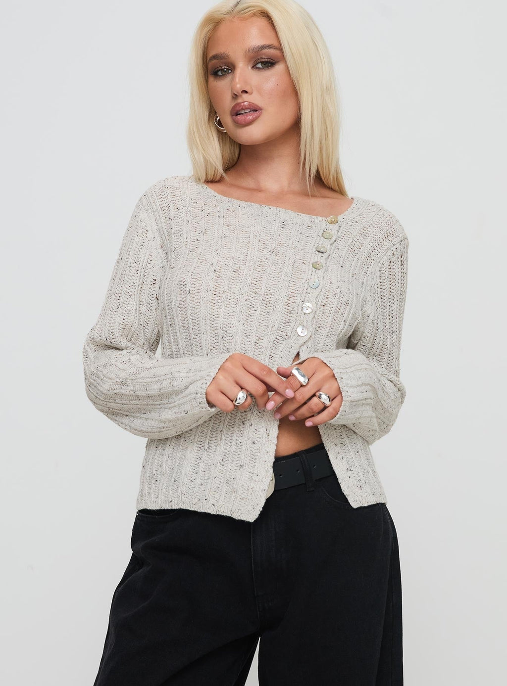 Lenker knit jumper grey