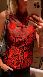 Cheongsam Satin Vest