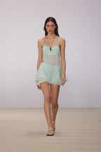 Raya Mini Dress Set Seafoam