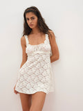 Cloud Lace Slip Dress