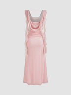 Seraphina Goddess Gown – Dusty Rose