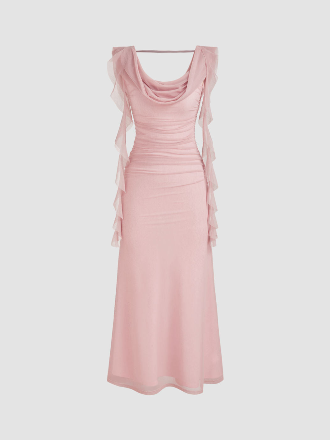 Seraphina Goddess Gown – Dusty Rose