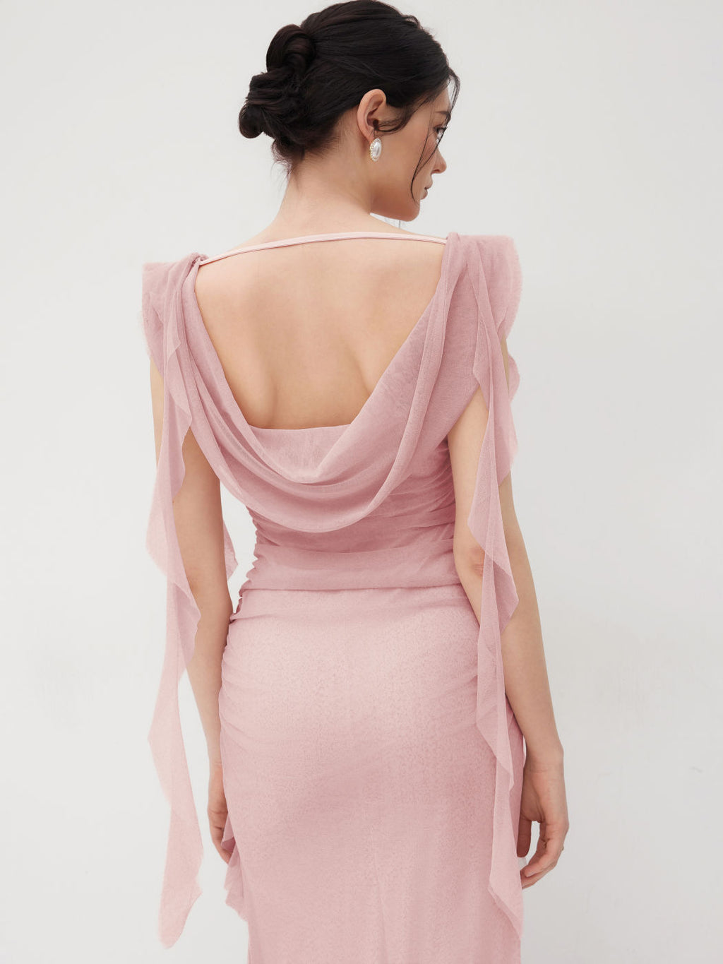Seraphina Goddess Gown – Dusty Rose