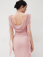 Seraphina Goddess Gown – Dusty Rose