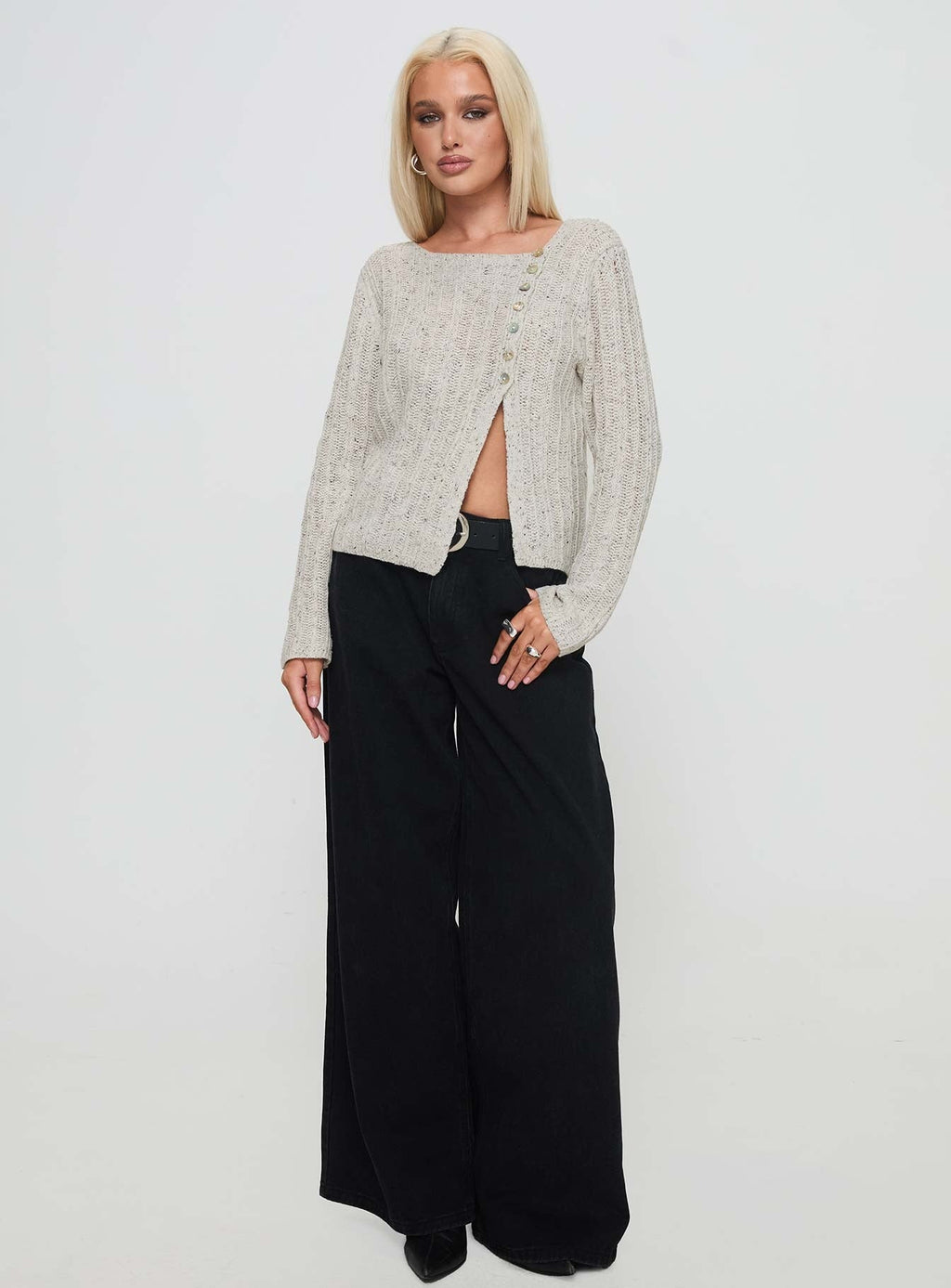 Lenker knit jumper grey