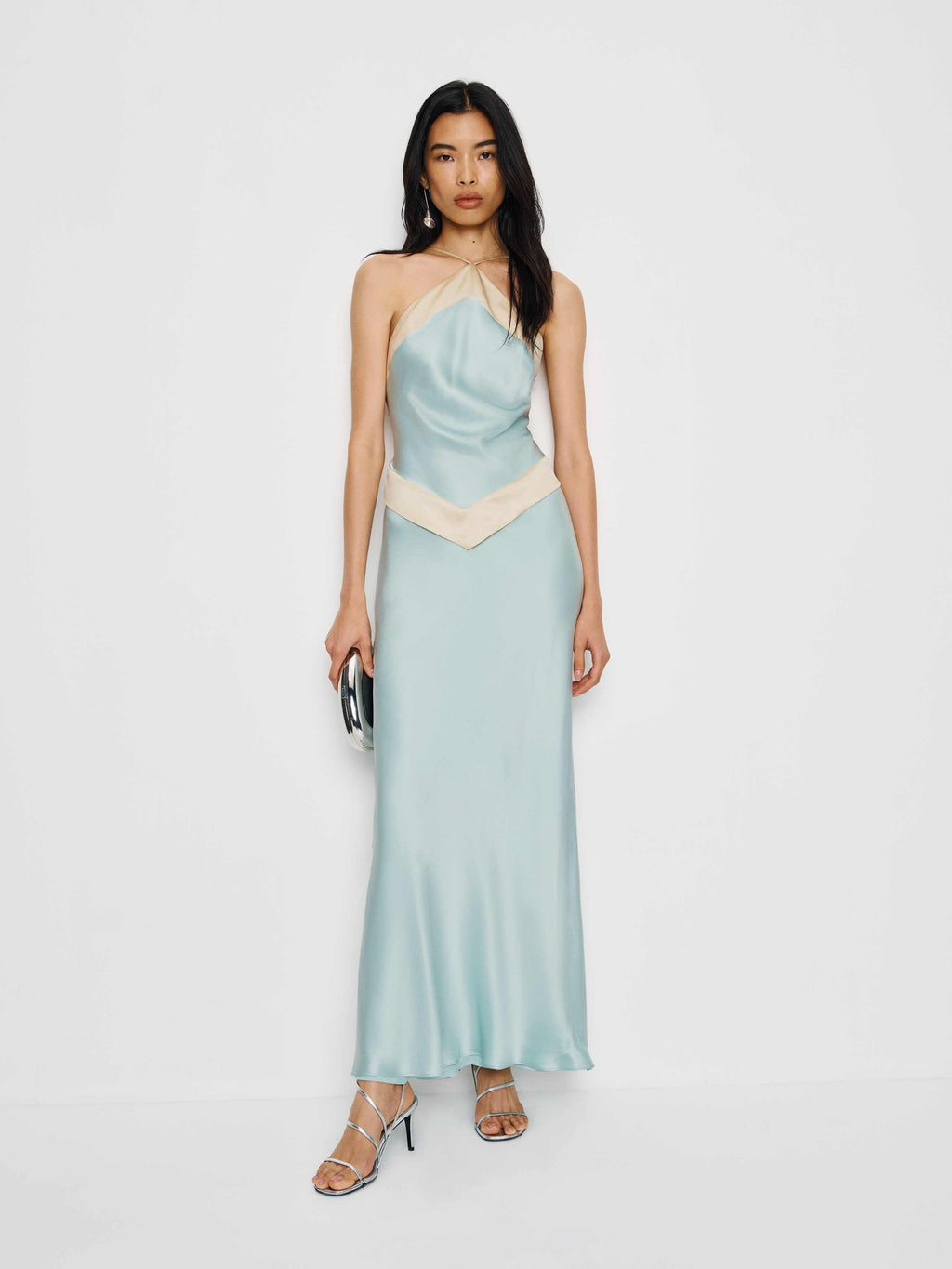 Jullian Satin Maxi Dress