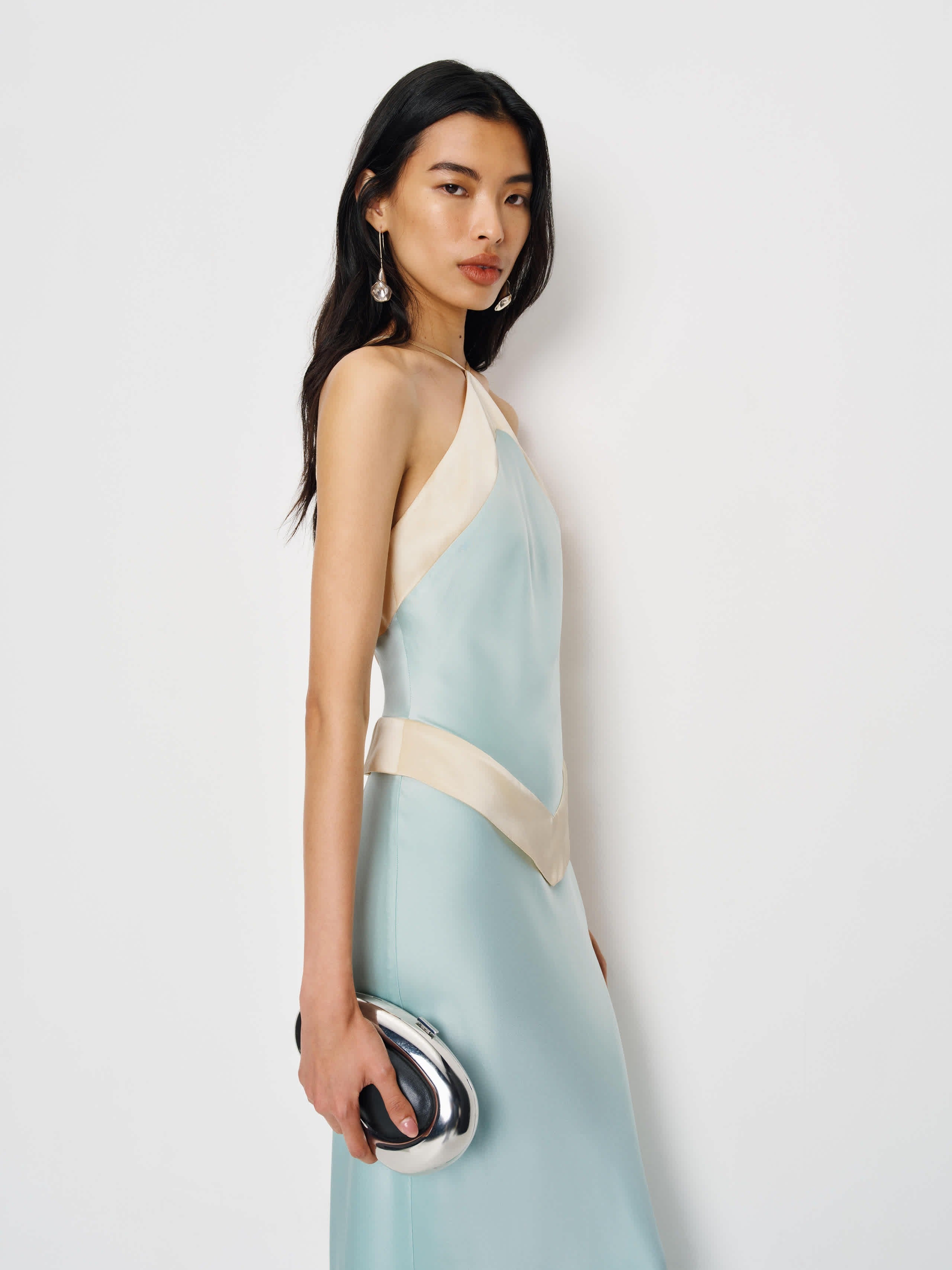 Jullian Satin Maxi Dress