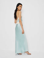 Jullian Satin Maxi Dress