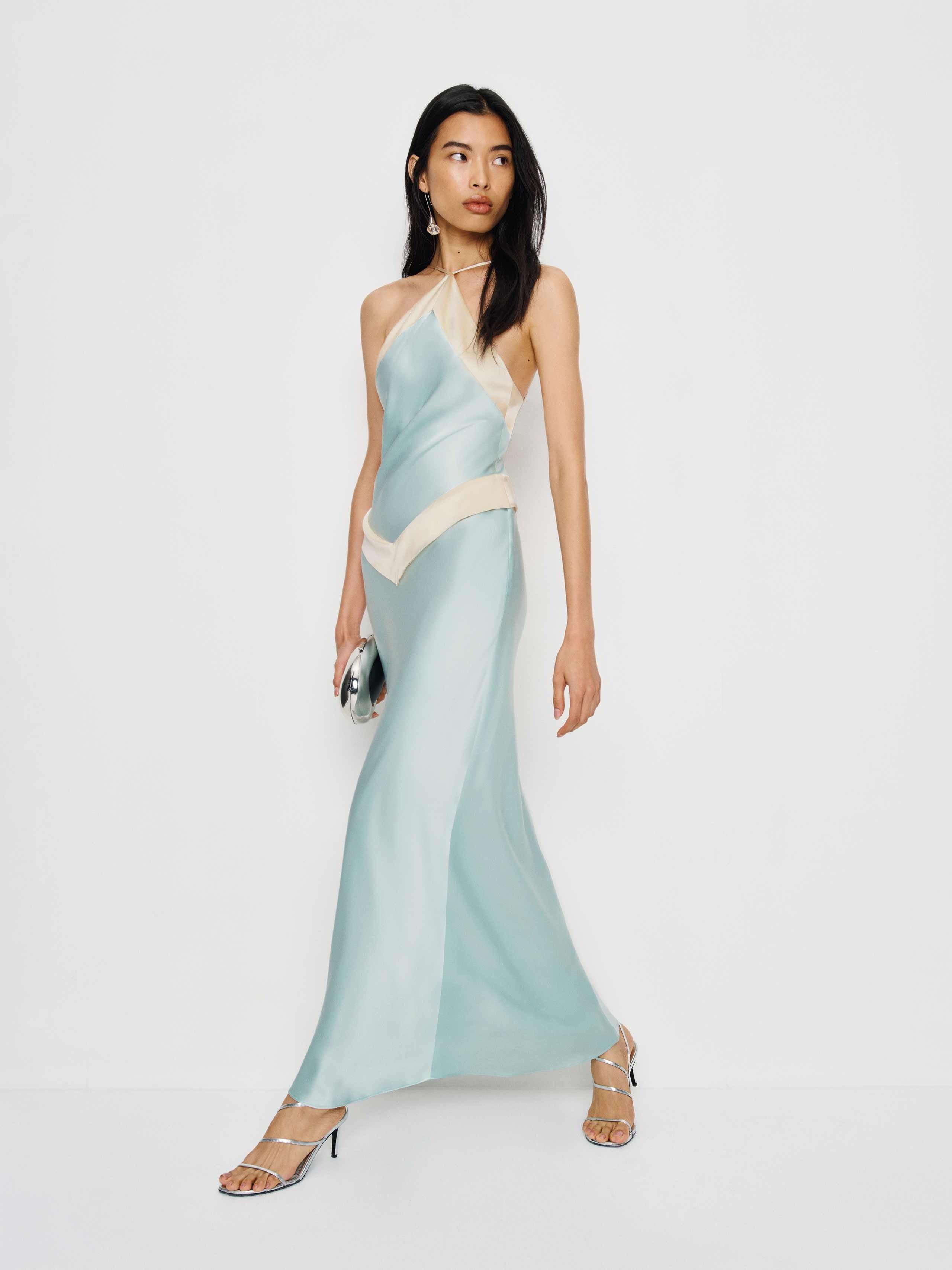 Jullian Satin Maxi Dress