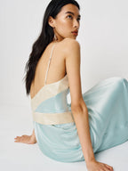 Jullian Satin Maxi Dress