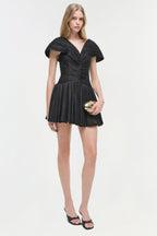 Avarie Plisse Mini Dress