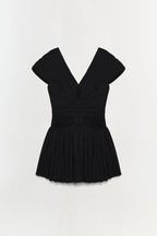 Avarie Plisse Mini Dress