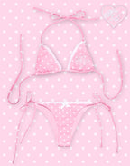 Strawberries and Cream Micro Bikini Set