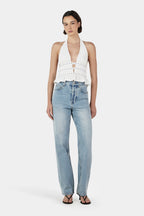 Mavis Studded Top Ivory