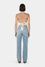 Mavis Studded Top Ivory