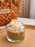 Pineapple Cream Cake Candle – White Peach Oolong Scent | Handcrafted Decorative Candle