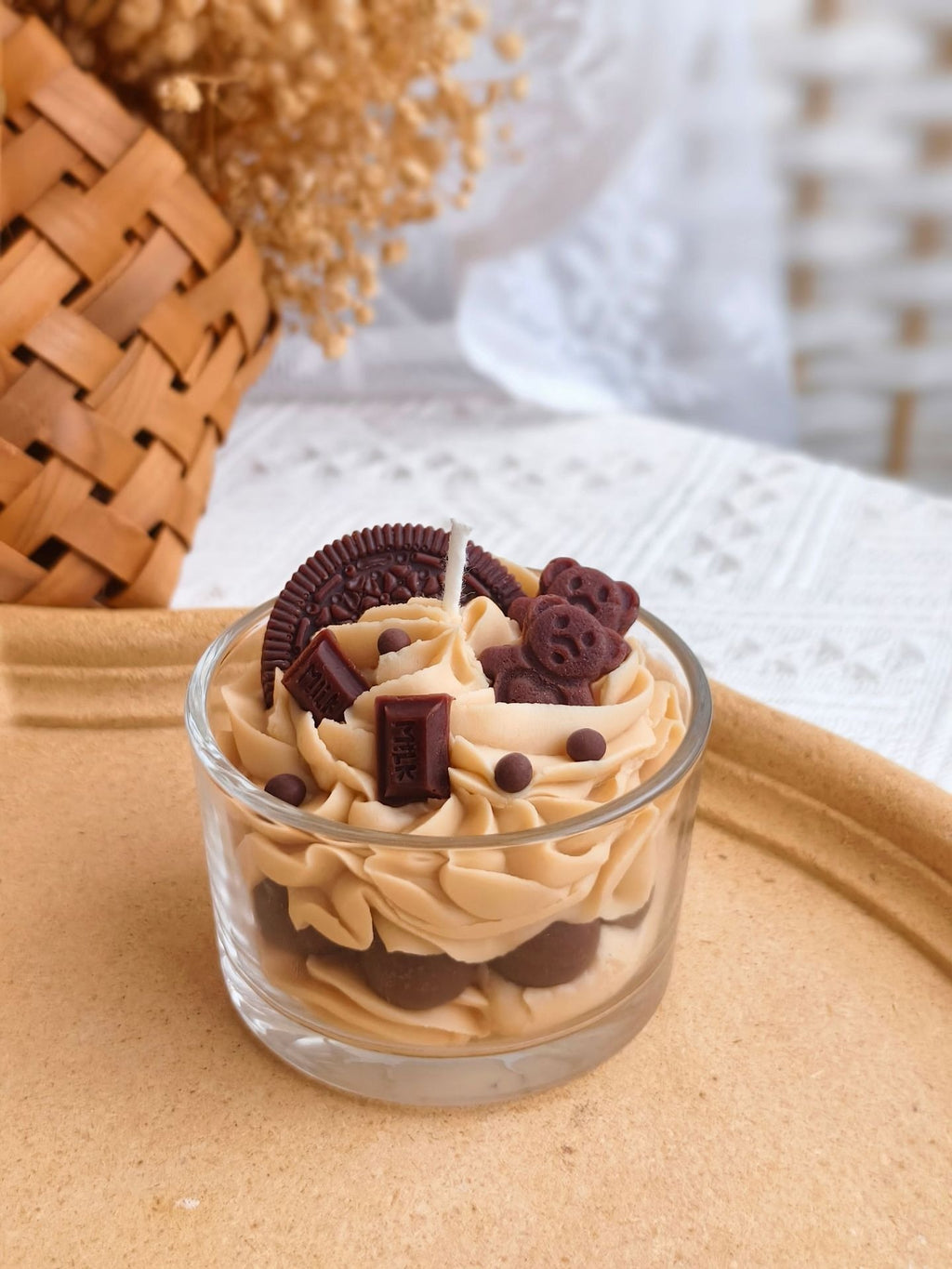 Chocolate Cream Cake Candle – Pumpkin Maple Syrup | Handcrafted Autumn Candle