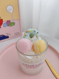 Sweet Macaron Soy Candle – Peach & Oolong Tea