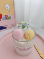 Sweet Macaron Soy Candle – Peach & Oolong Tea