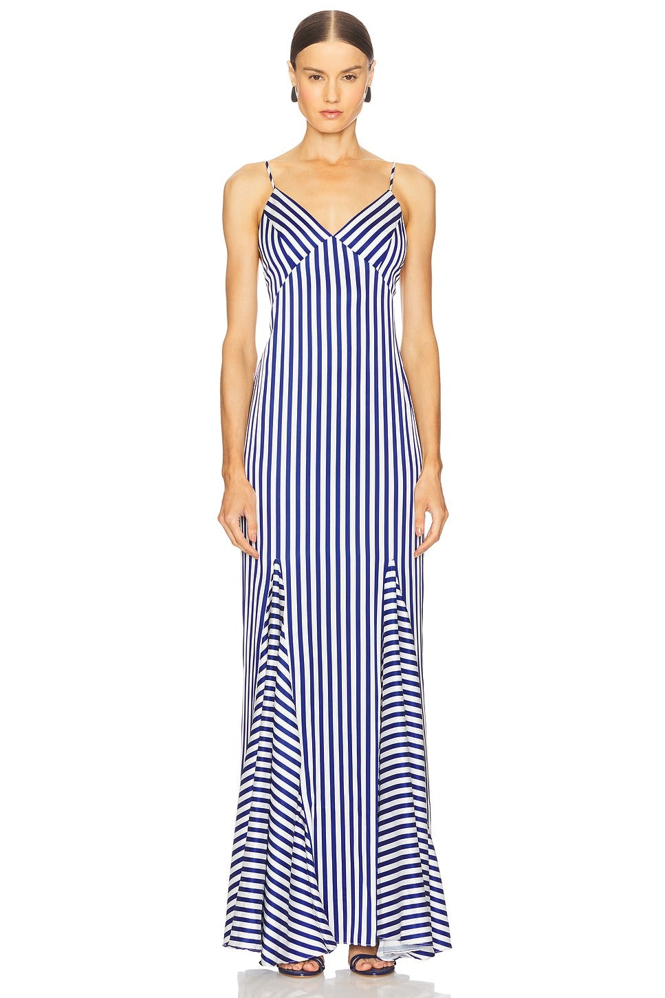 Blue Stripe Maxi Dress