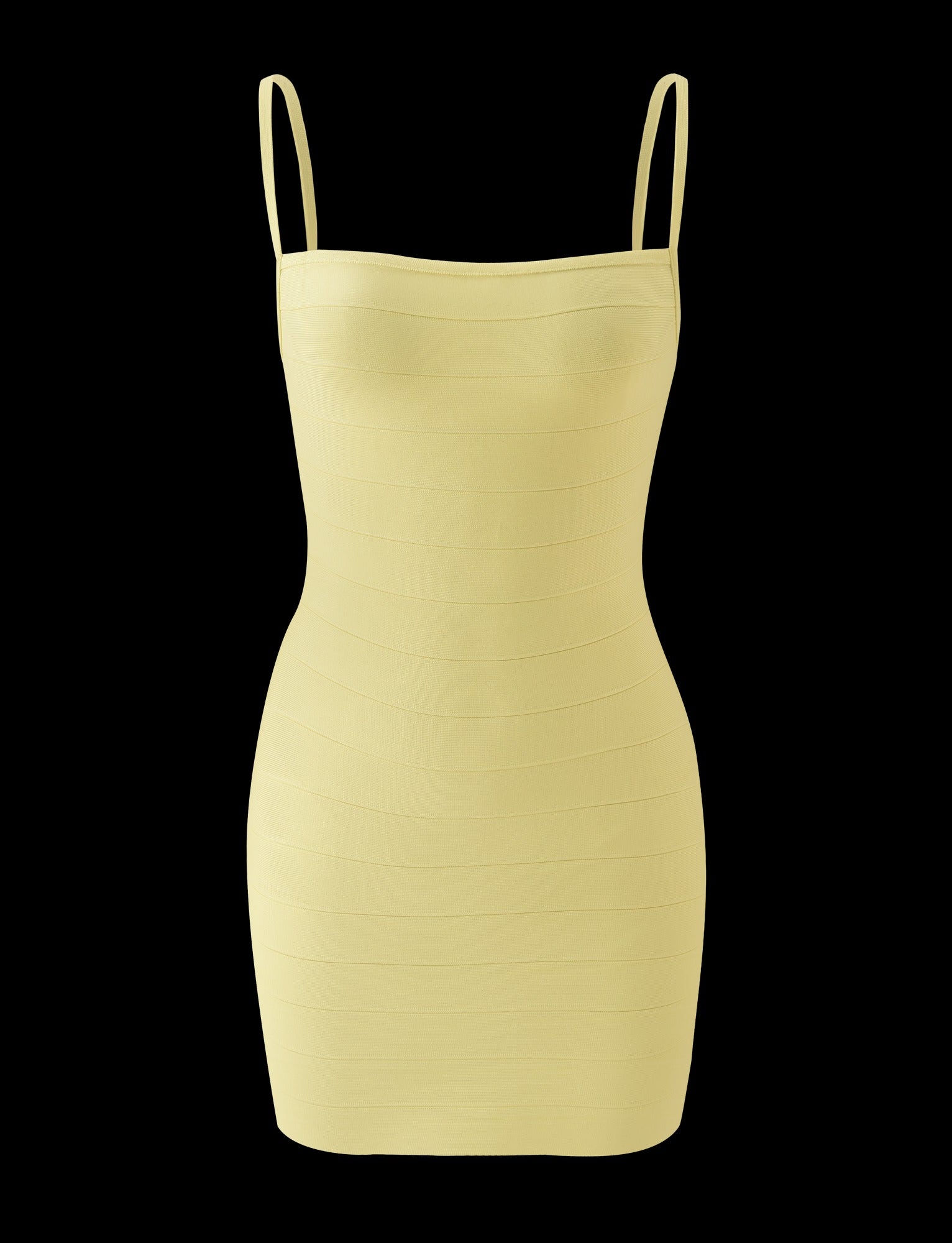 Midori Bandage Mini Dress - Yellow