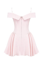 Ballerina Pink Off Shoulder Mini Dress