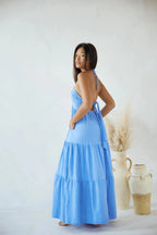 Carlotta Maxi Dress - Azure