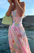 Summer Soleil Linen Maxii Dress