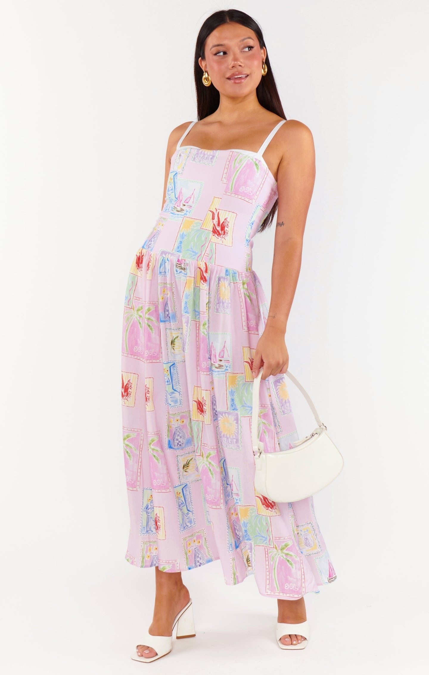 Summer Soleil Linen Maxii Dress