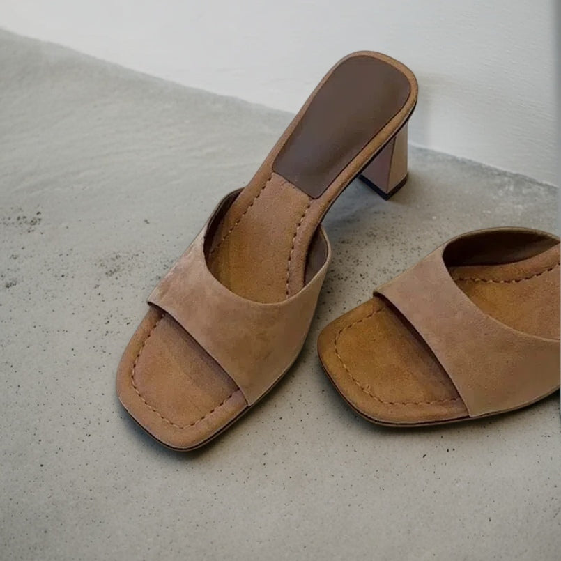 High Heel Open-Toe Summer Slip