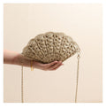 Fairy Shell Crossbody Straw Bag