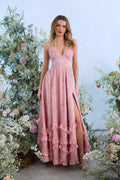 Scarlette Dress in Light Pink Tapestry Rose