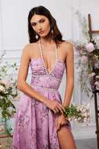 Scarlette Dress in Lilac Tapestry Rose