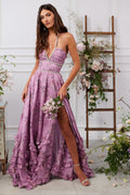 Scarlette Dress in Lilac Tapestry Rose