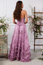 Scarlette Dress in Lilac Tapestry Rose