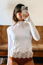 Combined Lace T-shirt