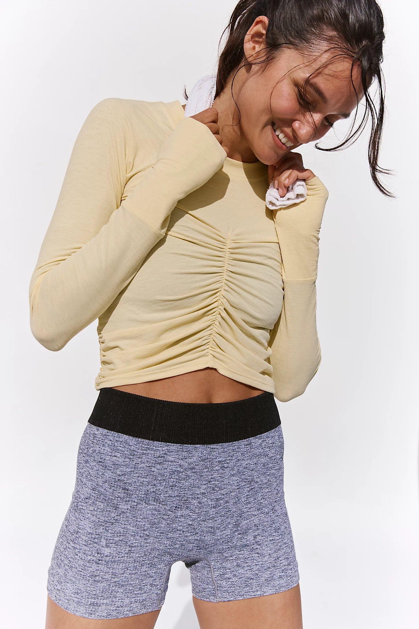 Tempo Ruched UV Protection Long Sleeve