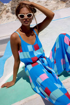 Delilah Jumpsuit In Bora Bora
