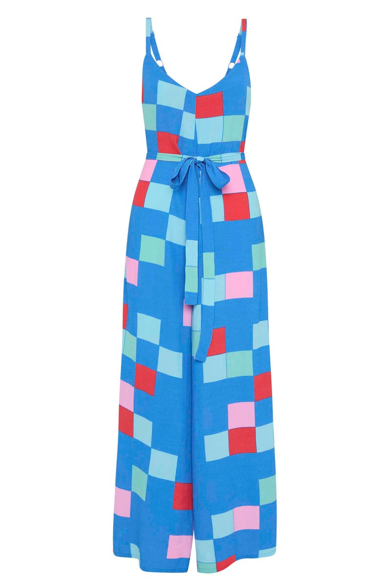 Delilah Jumpsuit In Bora Bora