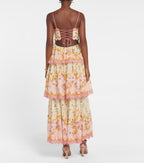 Aurelia Scalloped Tiered Maxi Dress