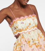 Aurelia Scalloped Tiered Maxi Dress