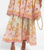 Aurelia Scalloped Tiered Maxi Dress