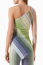 One-shoulder Sequin Set