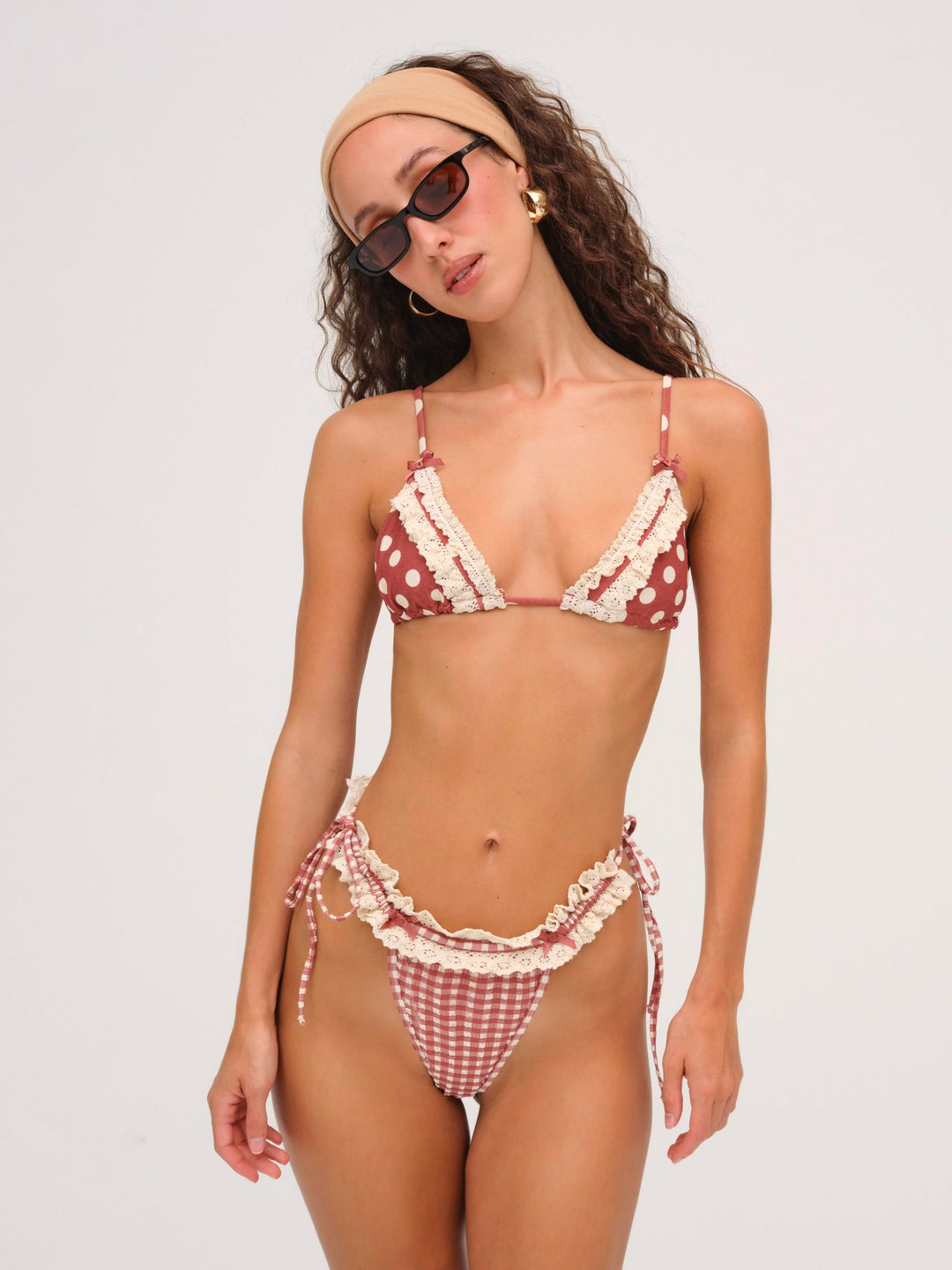 Dolly Dot Triangle Bikini