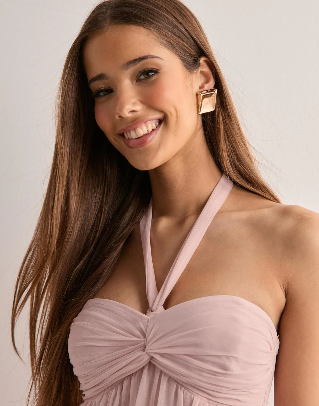 Aria Tiered Chiffon Maxi Dress – Rosewater