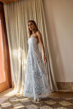 Athena Starfish Cut-Out Maxi – Seafoam White