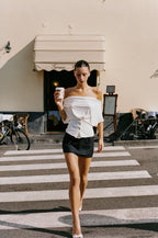 Seraphina Draped Peplum Top