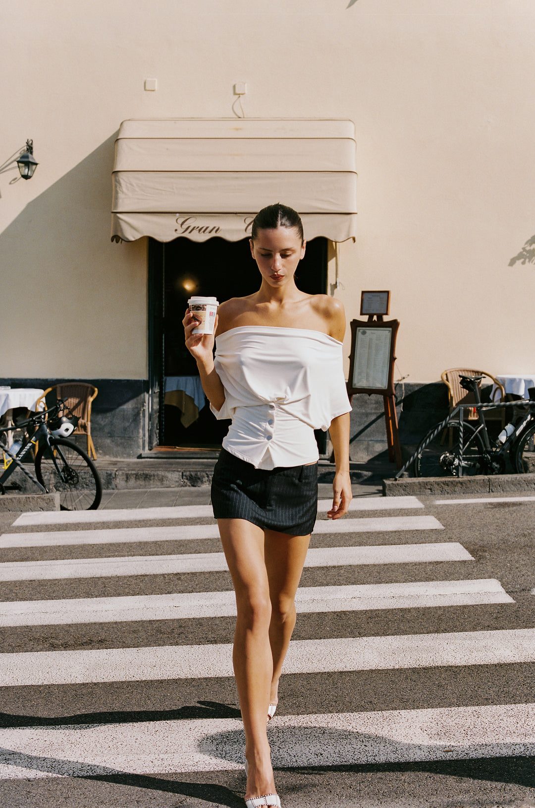 Seraphina Draped Peplum Top