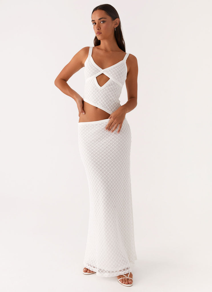 Seraphina Crochet Cut-Out Maxi